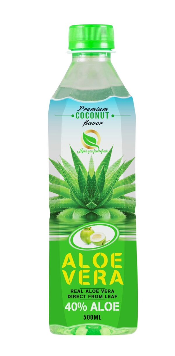 500ml aloe vera drink with coconut